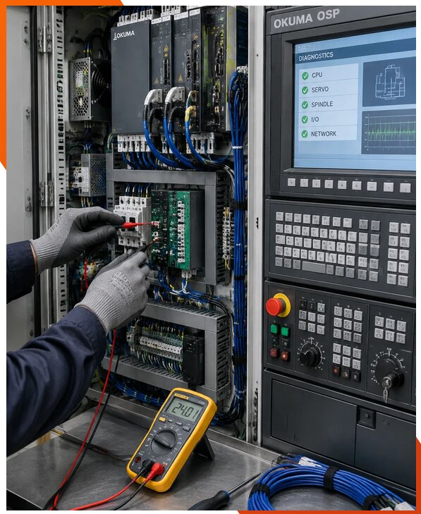 Ремонт систем ЧПУ Okuma OSP в Якутске